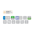 BACK BAR BBC 386S με τρείς συρόμενες πόρτες (ύψος 860mm)